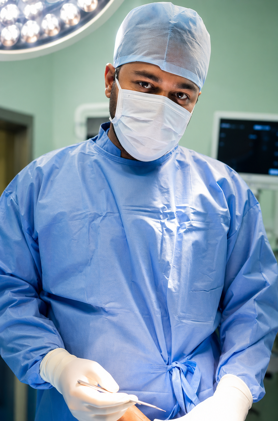 Paediatric orthopaedic doctor performing a foot surgery in Bhubaneswar